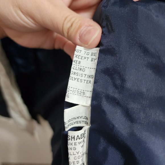 Vintage Golden Collection Pioneer Wear Women's Puffer Ski Vest Blue White Sz XL - Picture 13 of 15